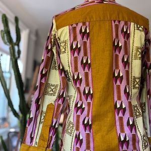 Vintage long sleeve western button up sz small